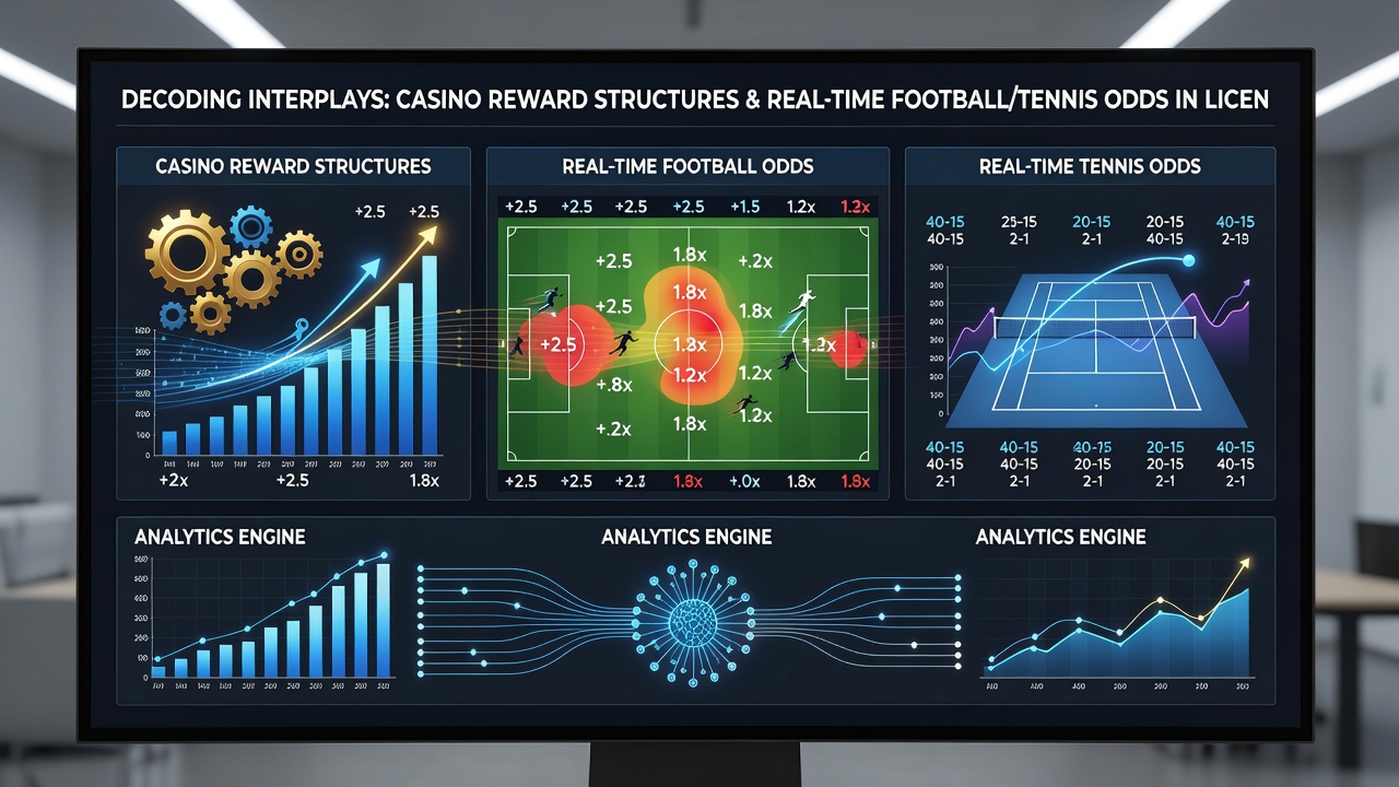 Darstellung von Datenflüssen zwischen Sportwetten und Casino-Belohnungen auf lizenzierten Mobilgeräten
