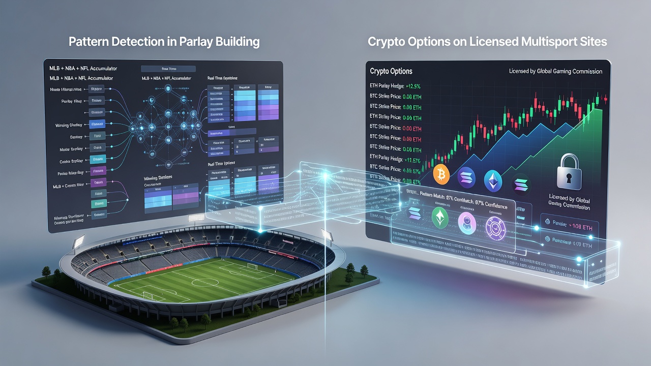 Visualisierung der Schnittstelle zwischen Musteranalyse und Krypto-Transaktionen auf Wettportalen
