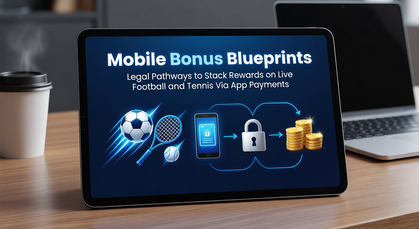 Smartphone mit Live-Fußballwetten-App und Bonus-Icons auf dem Bildschirm, das Stapeln von Rewards illustriert